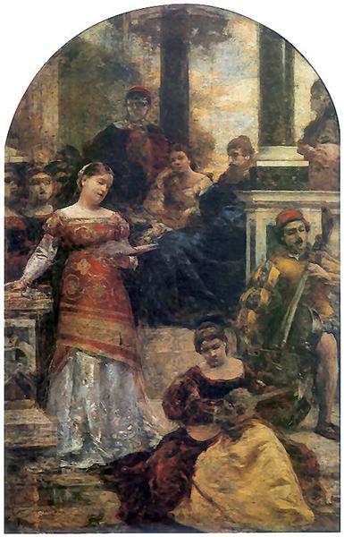 Sjesta włoska, 1880 - Олександр Геримський