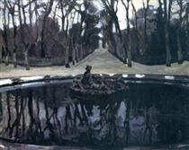 Flora Pool in Versailles - Alexander Nikolajewitsch Benois
