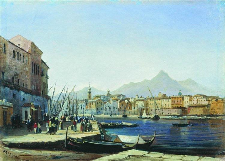Палермо, 1850 - Алексей Боголюбов