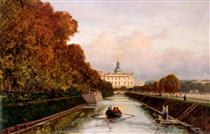 View to Michael's Castle in Petersburg from Lebiazhy Canal - Alexey  Bogolyubov