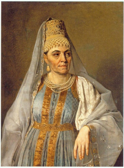 Portrait of Marfa Venetsianova, c.1828 - Alexei Gawrilowitsch Wenezianow