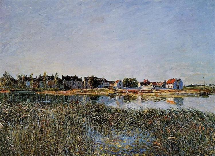 View of Saint Mammes, 1881 - Alfred Sisley