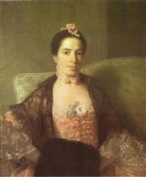 Portrait of Martha, Countess of Elgin - Аллан Рэмзи