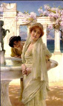 A Difference of Opinion - Sir Lawrence Alma-Tadema