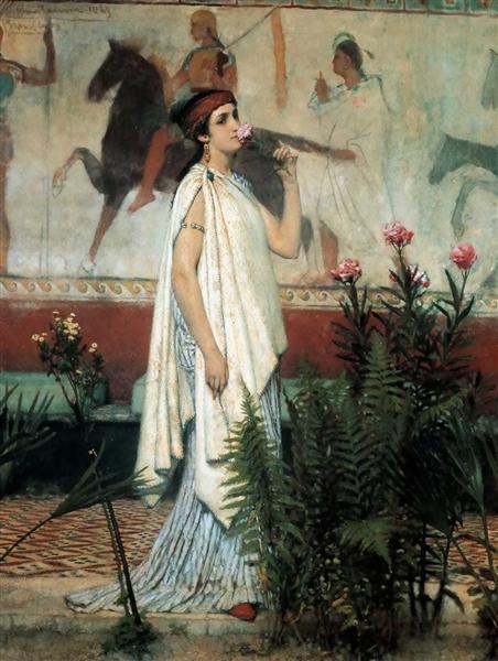 A greek woman, 1869 - Лоуренс Альма-Тадема