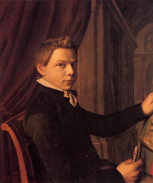 Self-Portrait, 1852 - 勞倫斯·阿爾瑪-塔德瑪