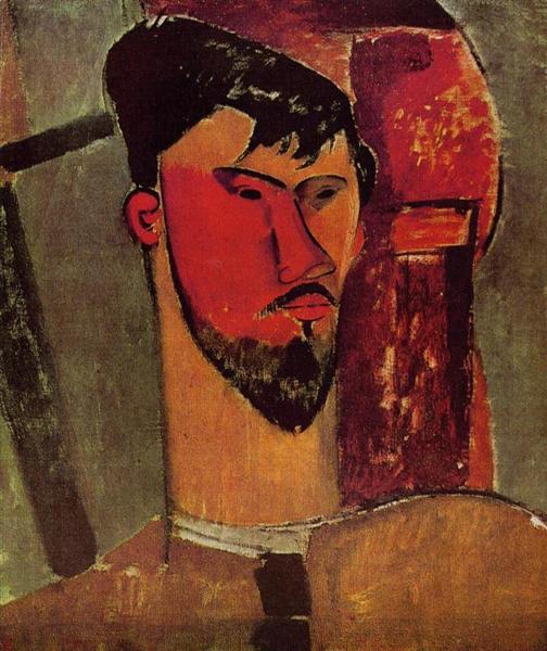 Portrait of Henri Laurens, 1915 - Amedeo Modigliani