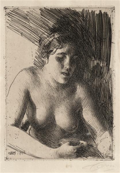 Bust, 1916 - Anders Zorn