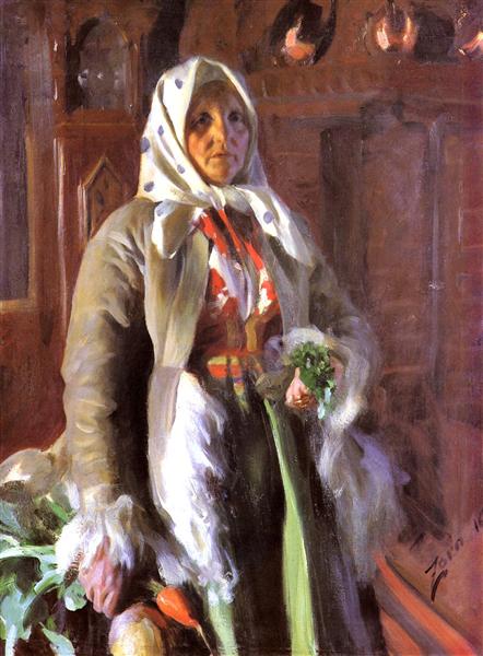 Mona, 1898 - Андерс Цорн