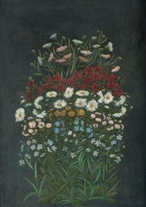 Grand bouquet of wild flowers - Andre Bauchant