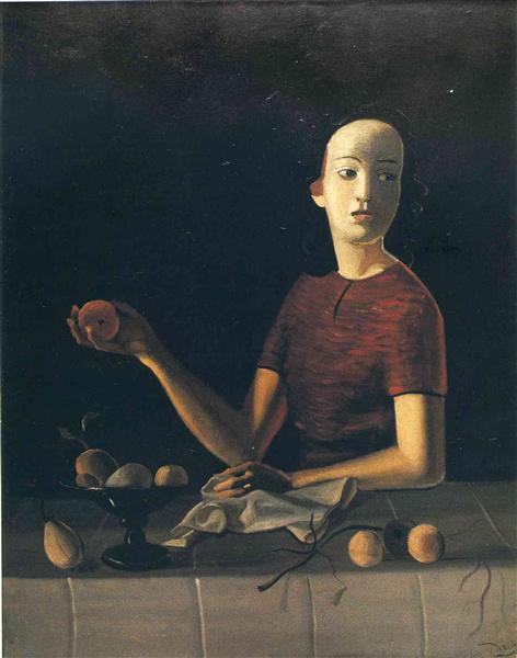 Jane keeping an apple, 1938 - André Derain