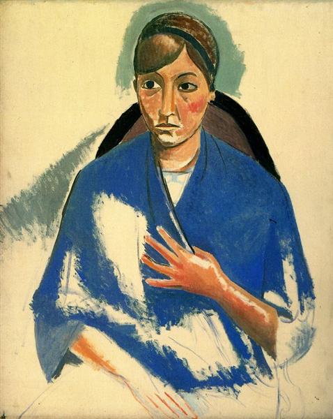The portrait of woman, 1913 - André Derain
