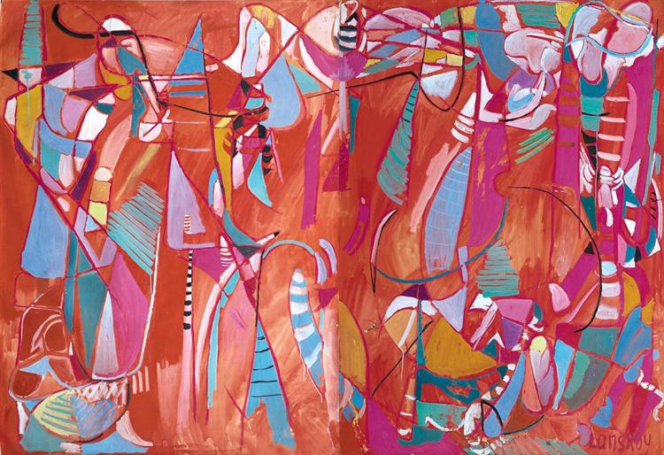 Abstract Composition, 1955 - Андрій Ланской