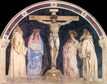 Crucifixion - Андреа дель Кастаньо