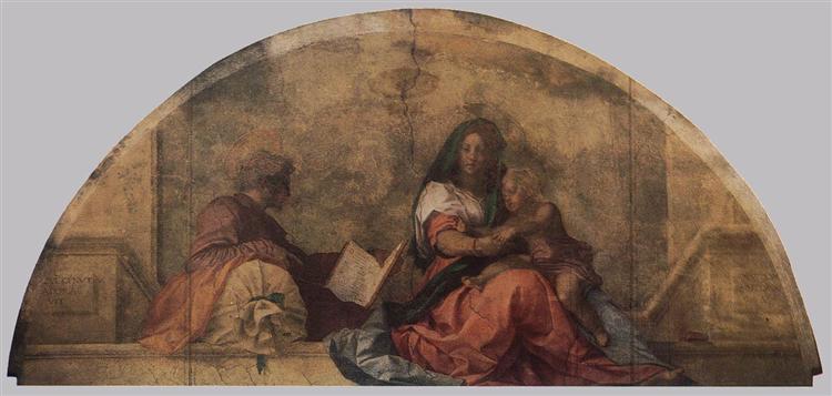 Madonna del Sacco, 1525 - 安德烈亞·德爾·薩爾托