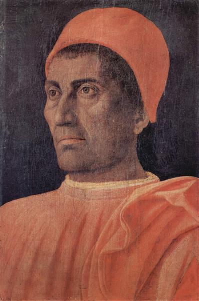 Portrait of Cardinal Carlo de' Medici, 1466 - Андреа Мантенья