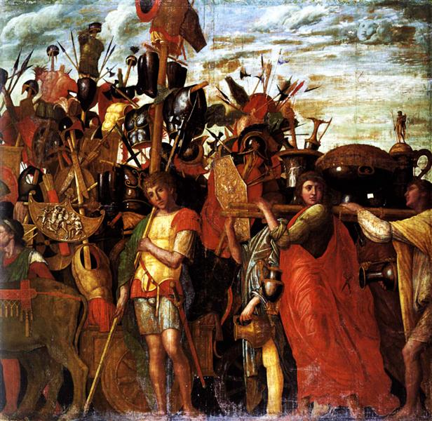 Triumphs of Caeser, 1490 - 1506 - Andrea Mantegna