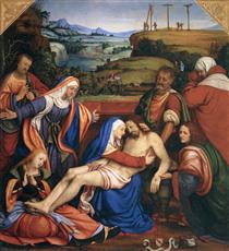 La Déploration sur le Christ mort - Andrea Solari