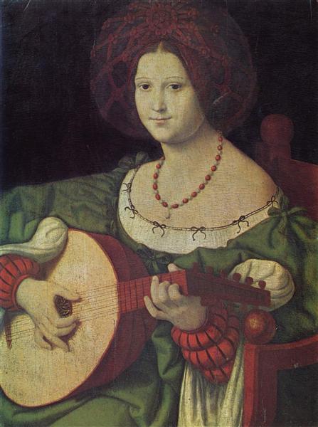 The Lute Player, c.1510 - Андреа Соларио