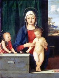 Vierge à l'enfant avec Saint Jean-Baptiste - Andrea Solari
