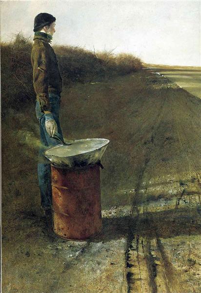 Roasted Chestnuts - Andrew Wyeth - WikiArt.org