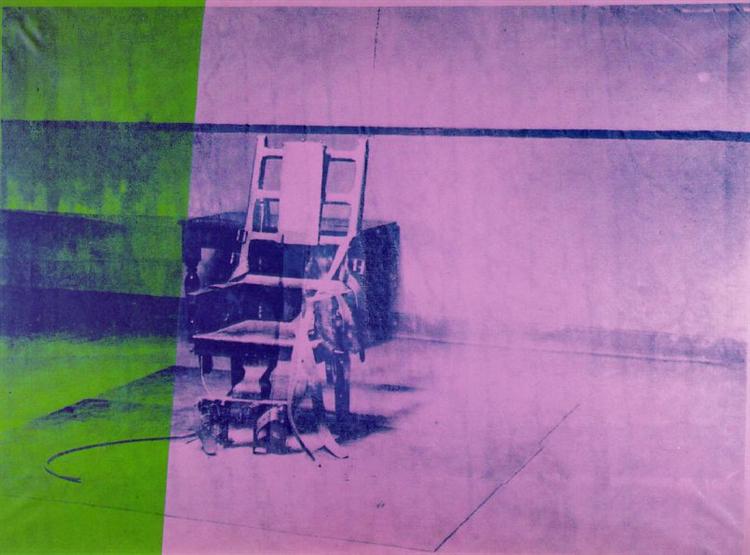 Big electric chair, 1967 - Andy Warhol