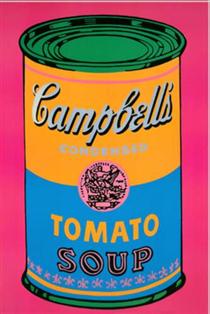 Campbell's Soup Can (Tomato/Pink) - Andy Warhol