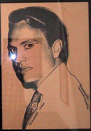 Carter Burden (brown), 1977 - Andy Warhol