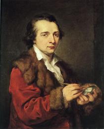 Portrait of Karl Leberecht - Angelica Kauffmann
