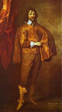 Arthur Goodwin, M.P. (oil on canvas) - Anton van Dyck