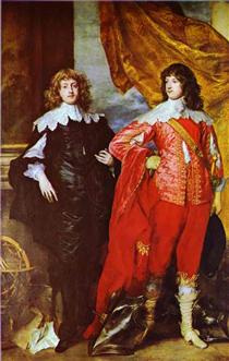 George Digby, 2nd Earl of Bristol and William Russell, 1st Duke of Bedford - 范戴克