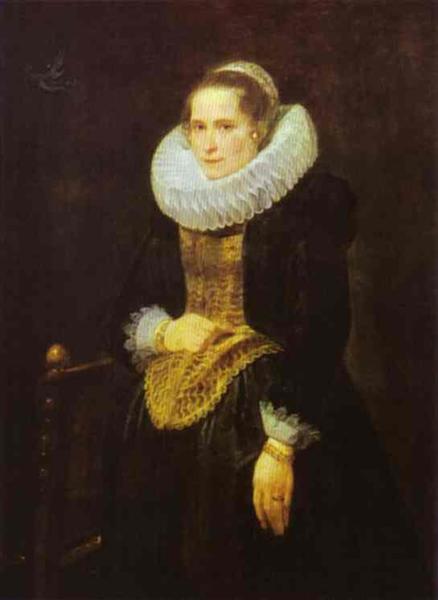 Портрет фламандской дамы, 1618 - 1621 - Антонис ван Дейк