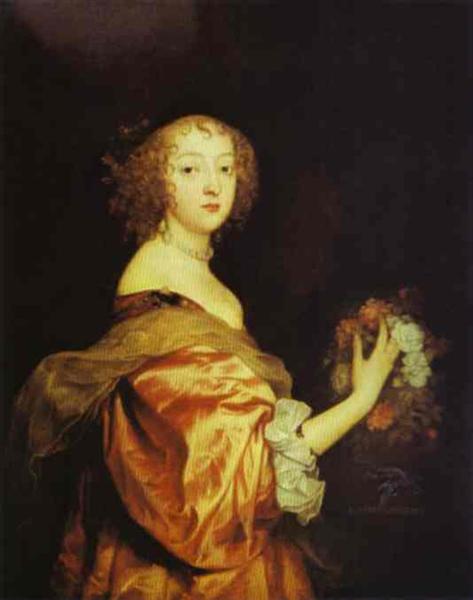 Portrait of Lady d Aubigny, 1638 - Antoine van Dyck
