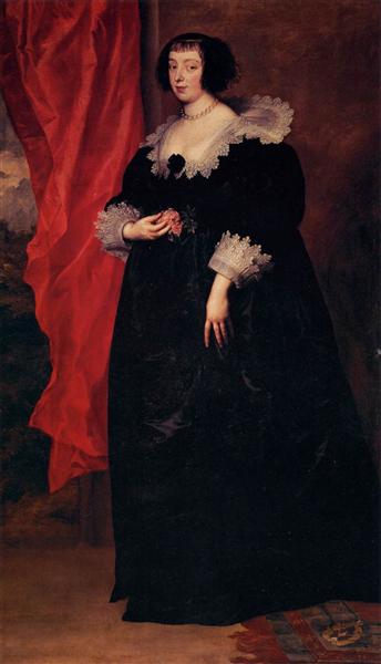 Portrait of Marguerite of Lorraine, Duchess of Orleans, 1634 - 范戴克