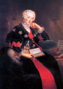 Countess Wilhelmine von Brandenburg Bayreuth - Antoine Pesne