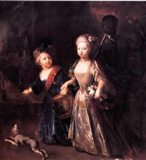 Frederick and his sister Wilhelmina - Антуан Пэн