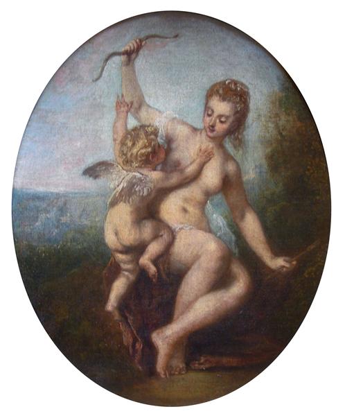 Cupid Disarmed, c.1715 - Antoine Watteau
