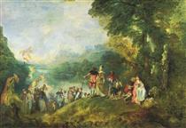 Einschiffung nach Kythera - Antoine Watteau