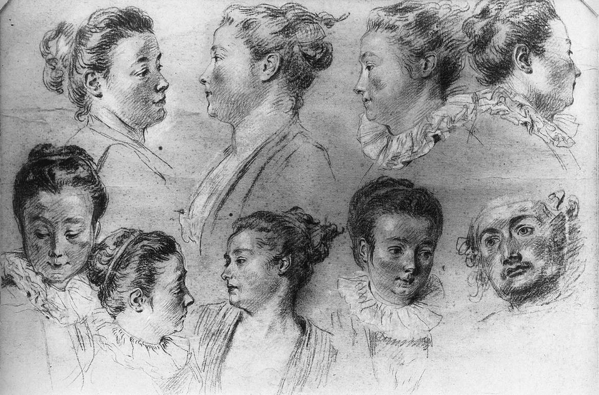 Studies by Watteau