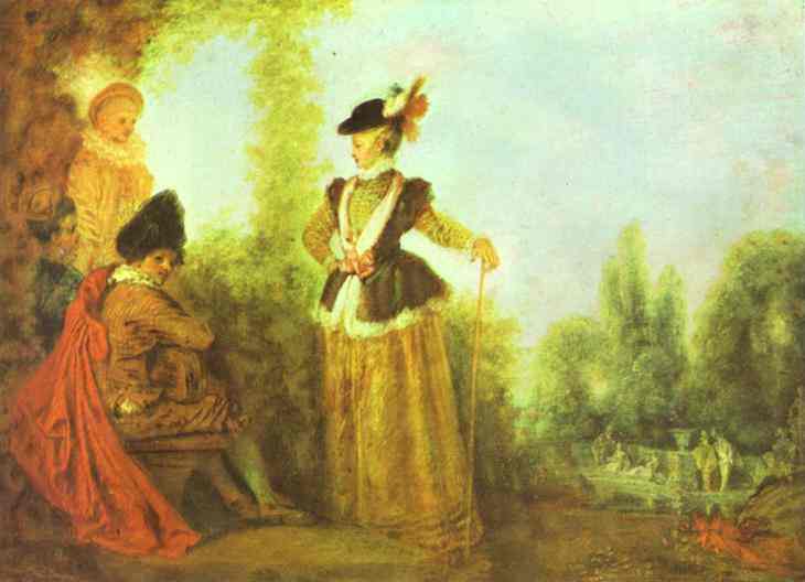 The Adventuress, c.1717 - Antoine Watteau