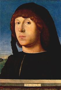 Bildnis eines jungen Mannes - Antonello da Messina