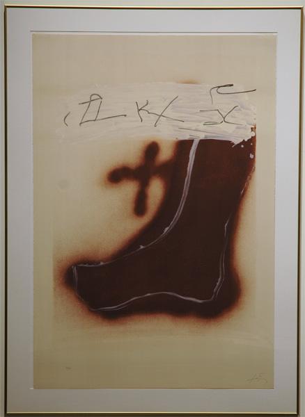 Pied marron, 1982 - Antoni Tàpies