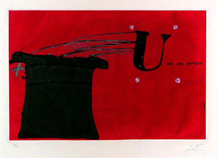 U no és ningú, 1979 - Antoni Tapies