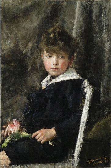 Seated Boy, 1902 - Antonio Mancini
