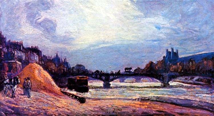 Le Pont des Arts, 1878 - Арман Гийомен
