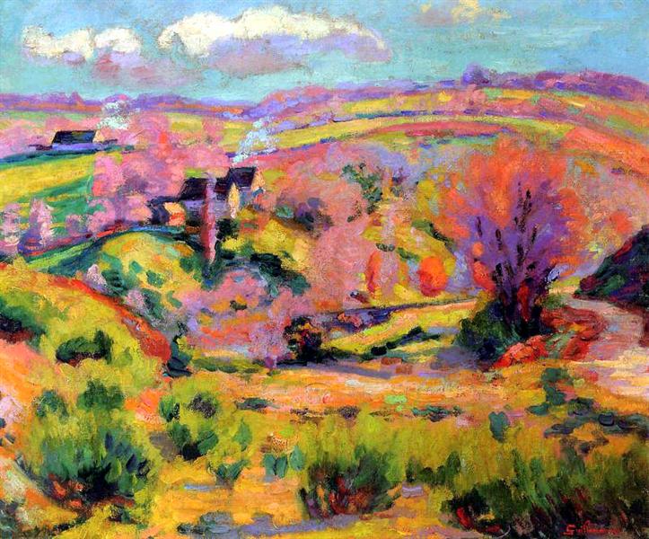 Landscape of Creuse at spring - Armand Guillaumin