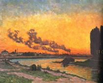 Sunset at Ivry - Armand Guillaumin