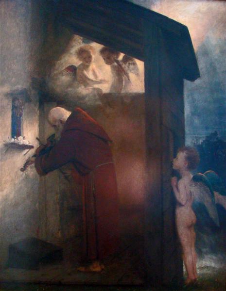 The Hermit, 1884 - Арнольд Бёклин