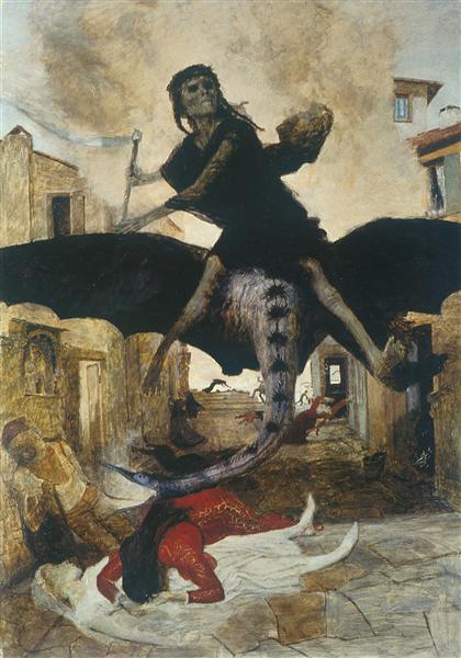 La Peste, 1898 - Arnold Böcklin