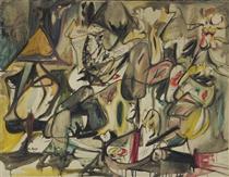 The Leaf of the Artichoke is an Owl - Arshile Gorky